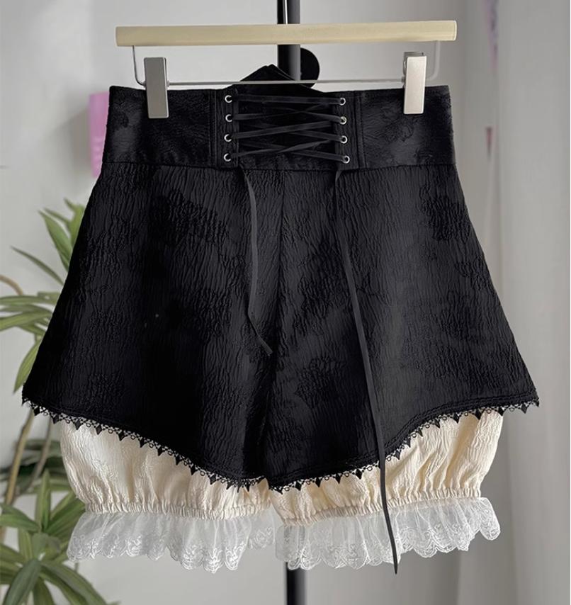 CastleToo - Crossbone - Ouji Lolita Shorts Suit Gothic Lolita Top and Blouse