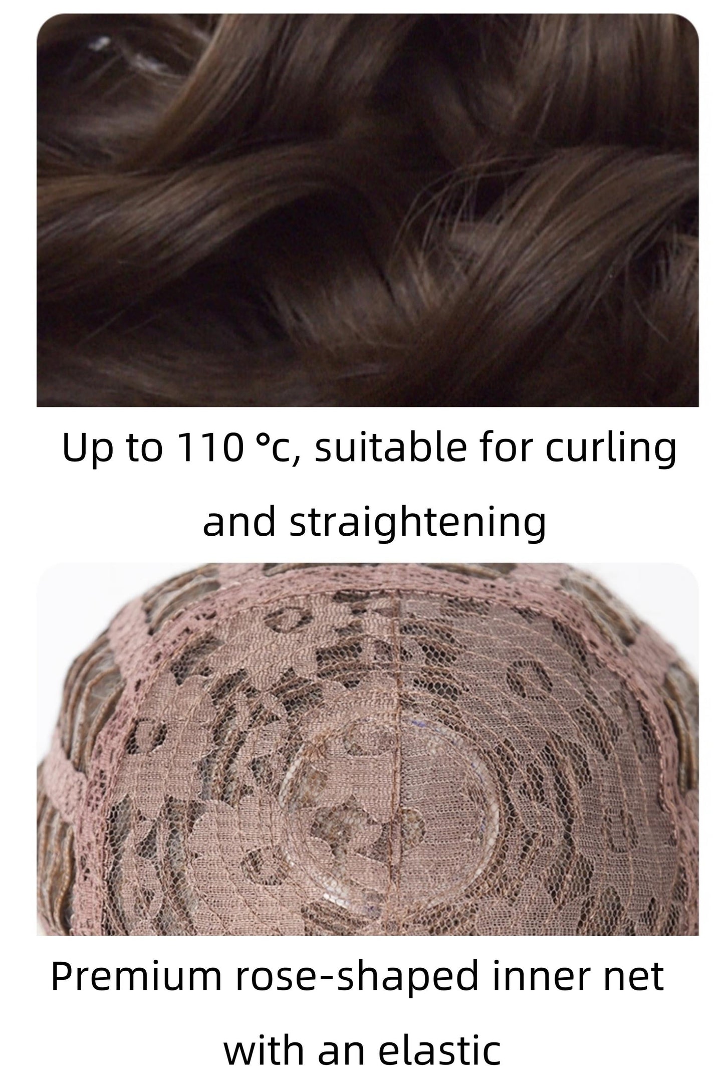 Sinwavy - Old School Lolita Wig, Layered Roman Curls