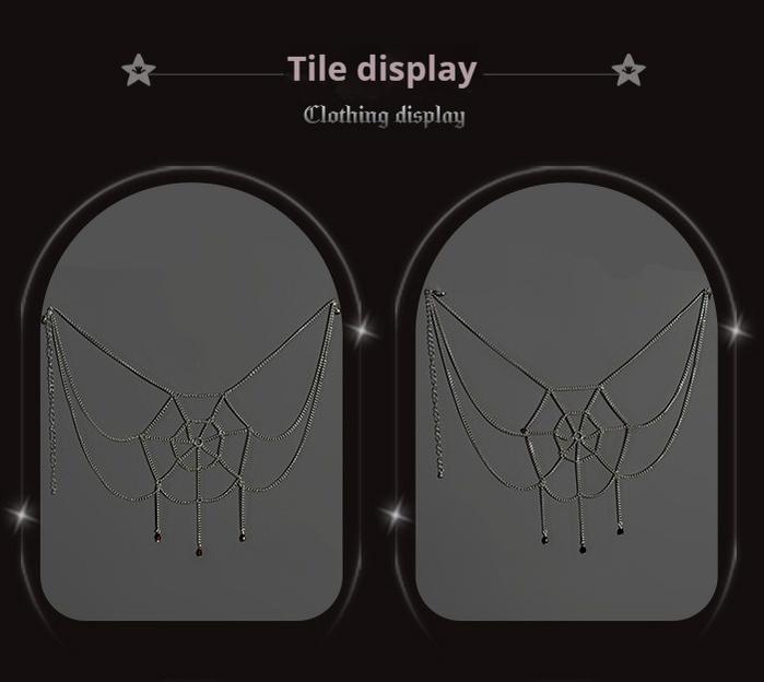 Alice Girl - Lolita Potion - Gothic Lolita Accessory Spider Web Lolita Waist Chain