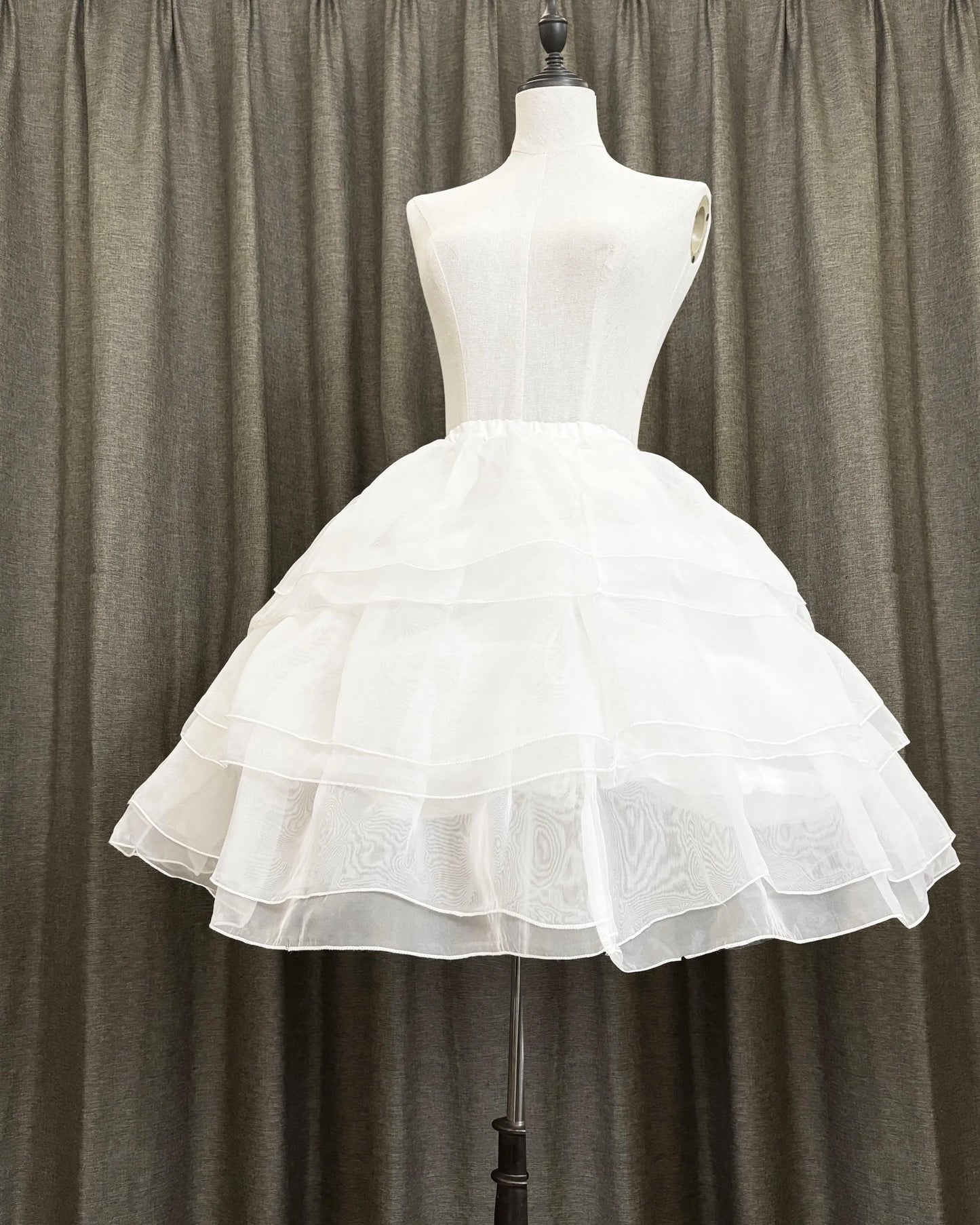 Caged Bird Hotel - Caged Bird - Lolita Petticoat White Plus Size Triple Layer Hoop Petticoat