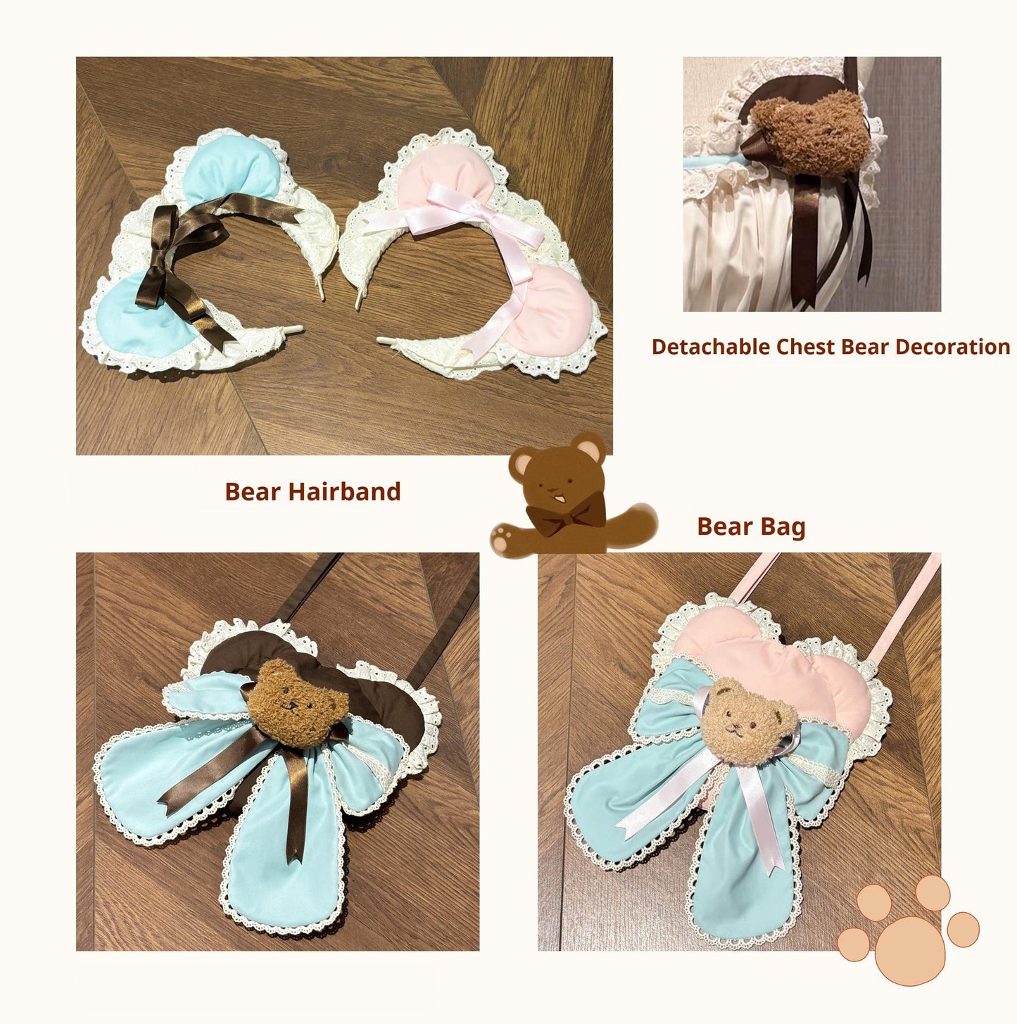 Platycodon House - First Love Bear - Sweet Lolita JSK Dress Idol Lolita Puffy Dress