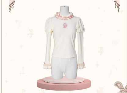 Mademoiselle Pearl - Lovely Lolita Dress OP Cloak Blouse SK Set