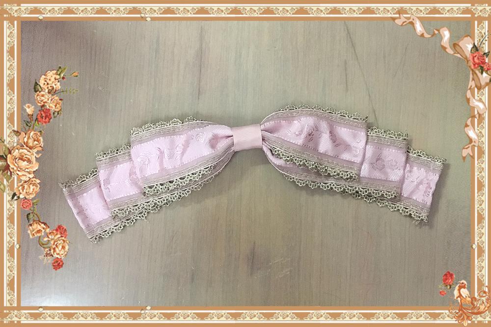Infanta - Doll House - Sweet Lolita Accessory Bow Rose Brooch