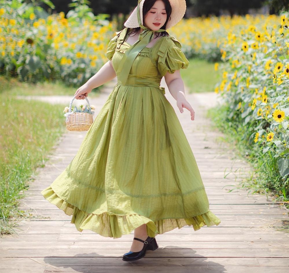 Forest Wardrobe - Forest Gallery - Country Lolita OP Dress Elegant Tencel Dress