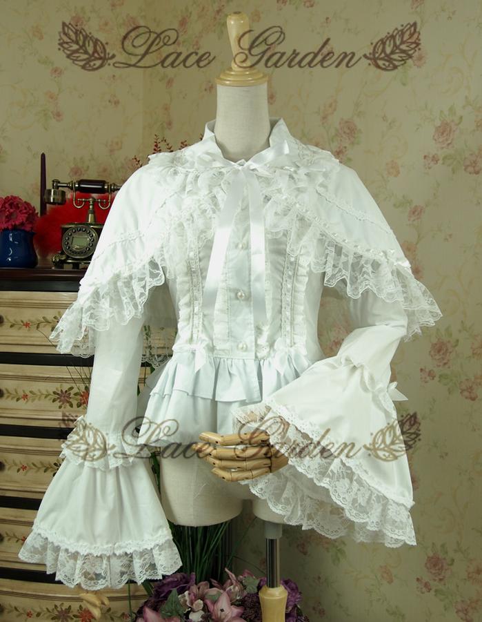 Lace Garden - Retro Lolita Princess Winter Shirt