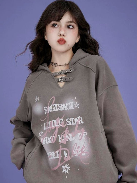 Hooded Padded Thick Sweatshirt【s0000004430】