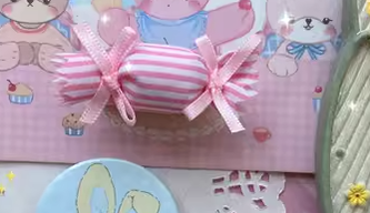 Bear Doll - Augustina - Sweet Lolita Candy Hair Clip and Brooch