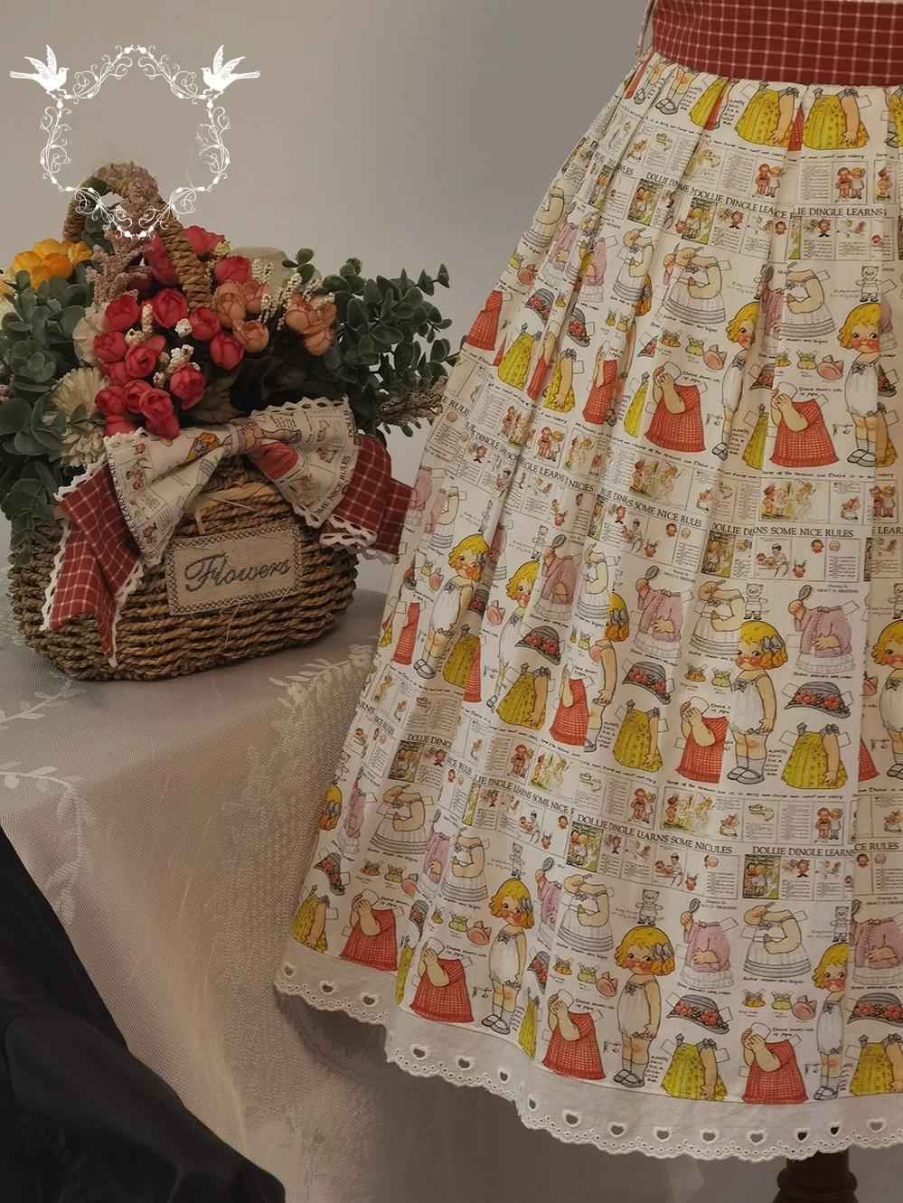 Miss Cube - Dress Up Dolls - Summer Kawaii Lolita JSK Dress Customized Size