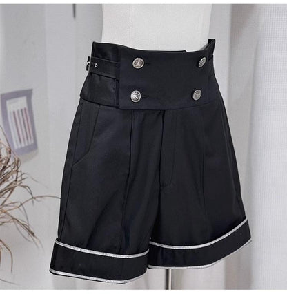 CastleToo - Rules of the Otherworld - Gothic Ouji Lolita Shorts Set with Embroidery Jacket
