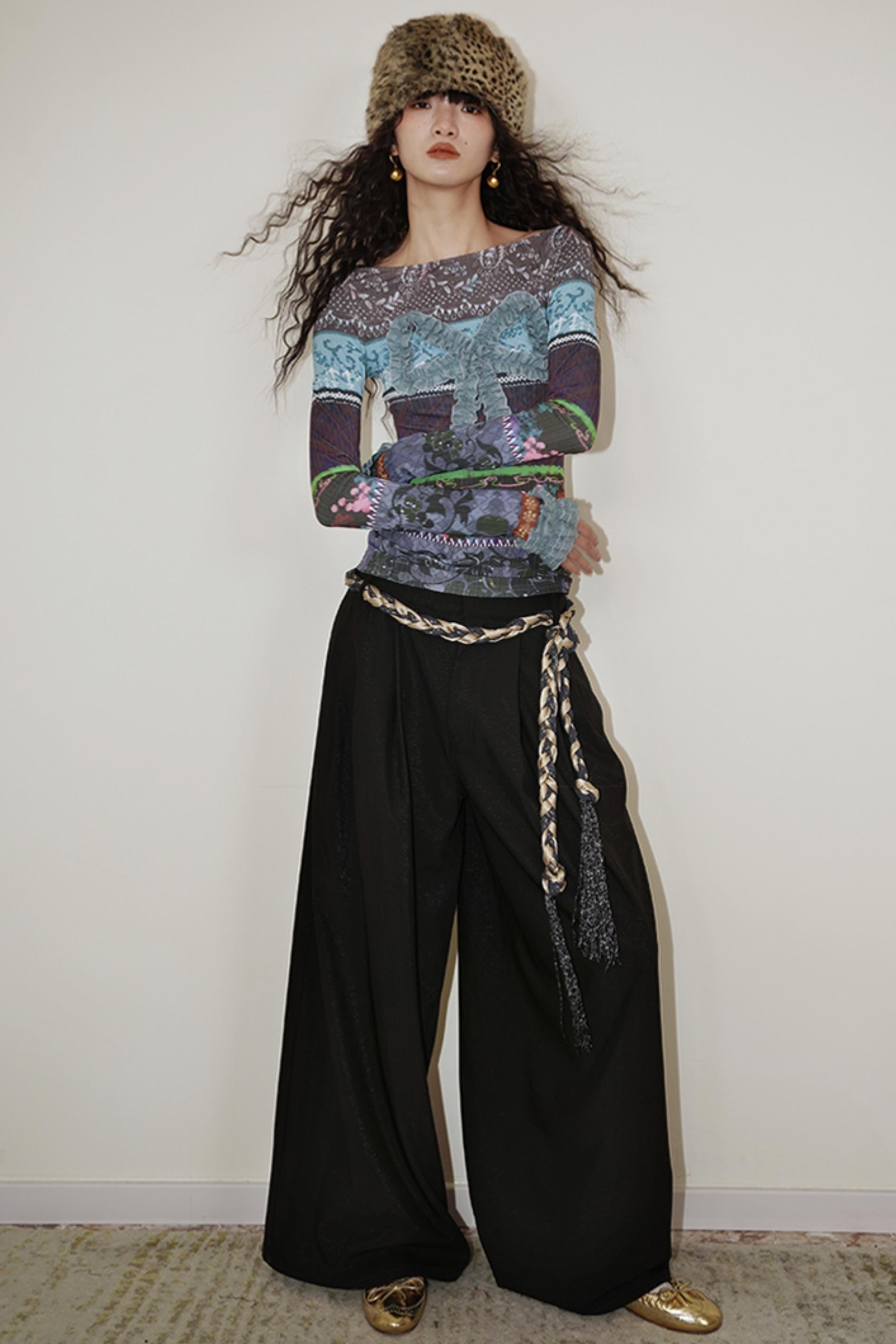 Retro Christmas Bow Collage Tee