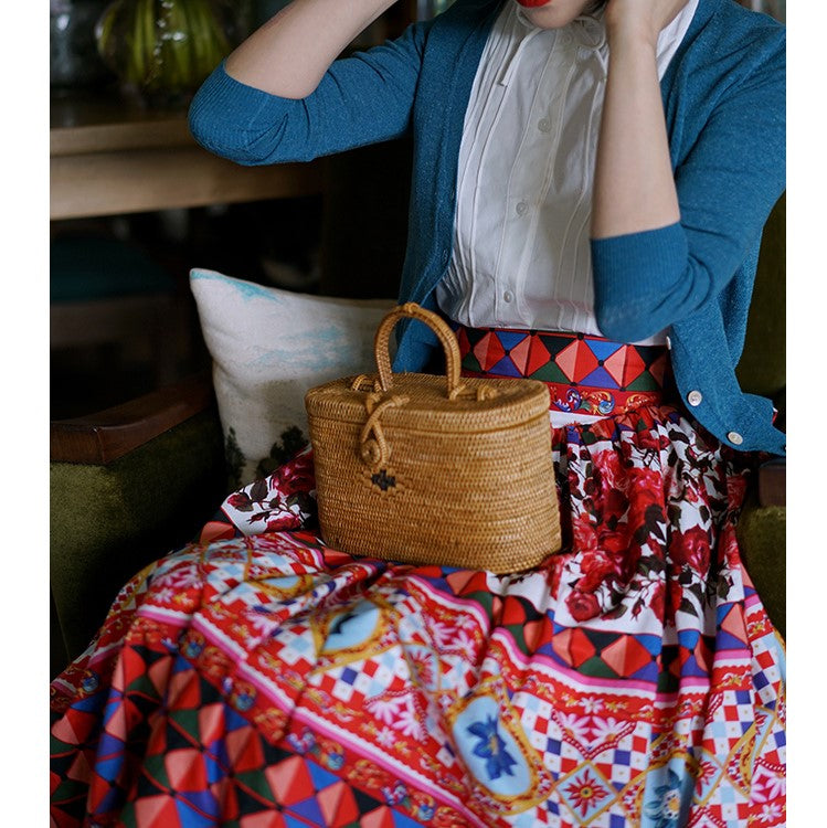 Brooklyn Sweetheart Floral Vintage Skirt