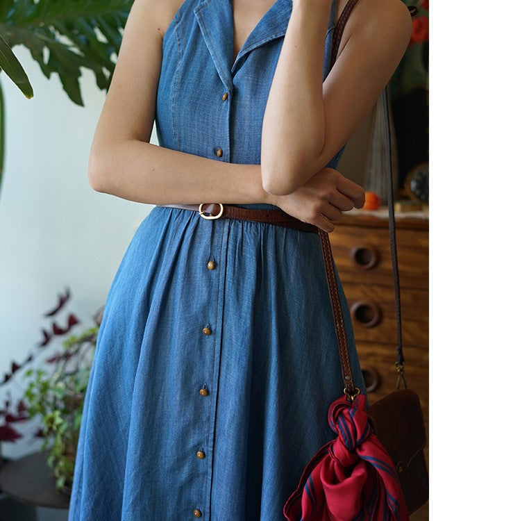 Viscountess Denim Dress