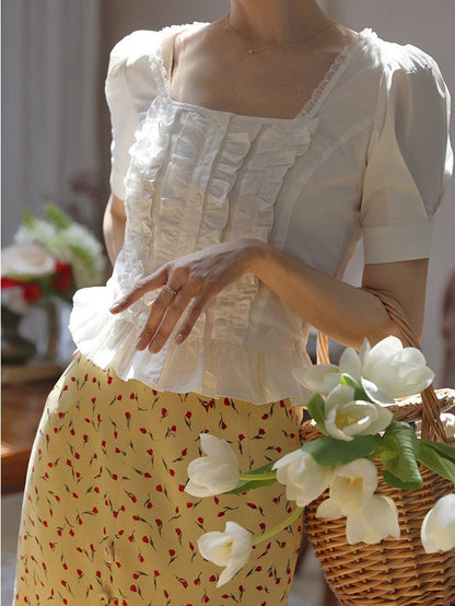 Countess Floral Vintage Skirt