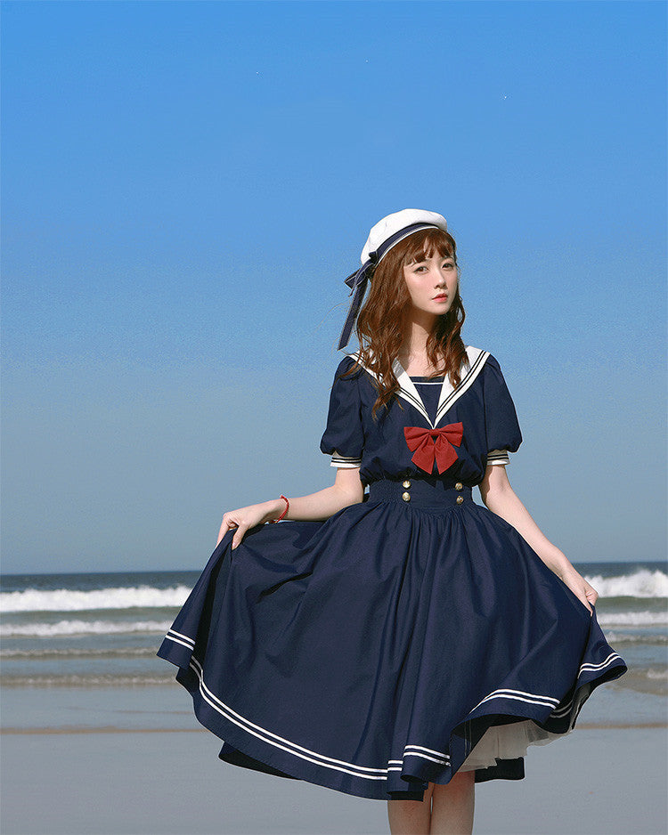 Beleganty - Sea and Wind - Retro Sailor Lolita OP Dress Version 1.0