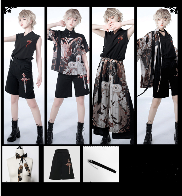 Princess Chronicles - Night Instructions - Short Sleeve Ouji Blouse