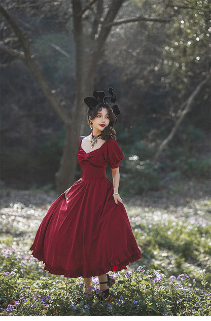 Beleganty - Miss Rebecca - Pure Color Elegant Lolita OP Dress