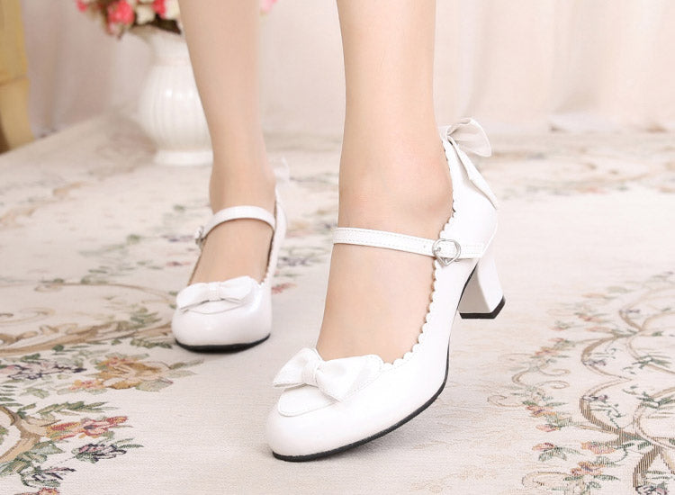 Sosic - Kawaii Lolita Round Toe Shoes