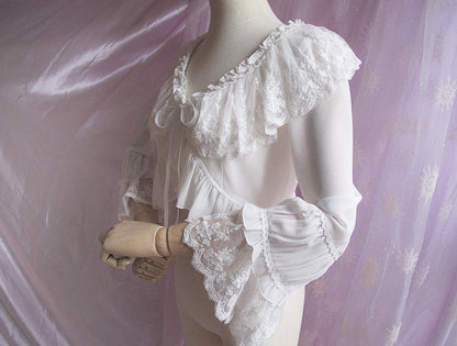Yilia - Sweet Shell Lolita Chiffon Blouse