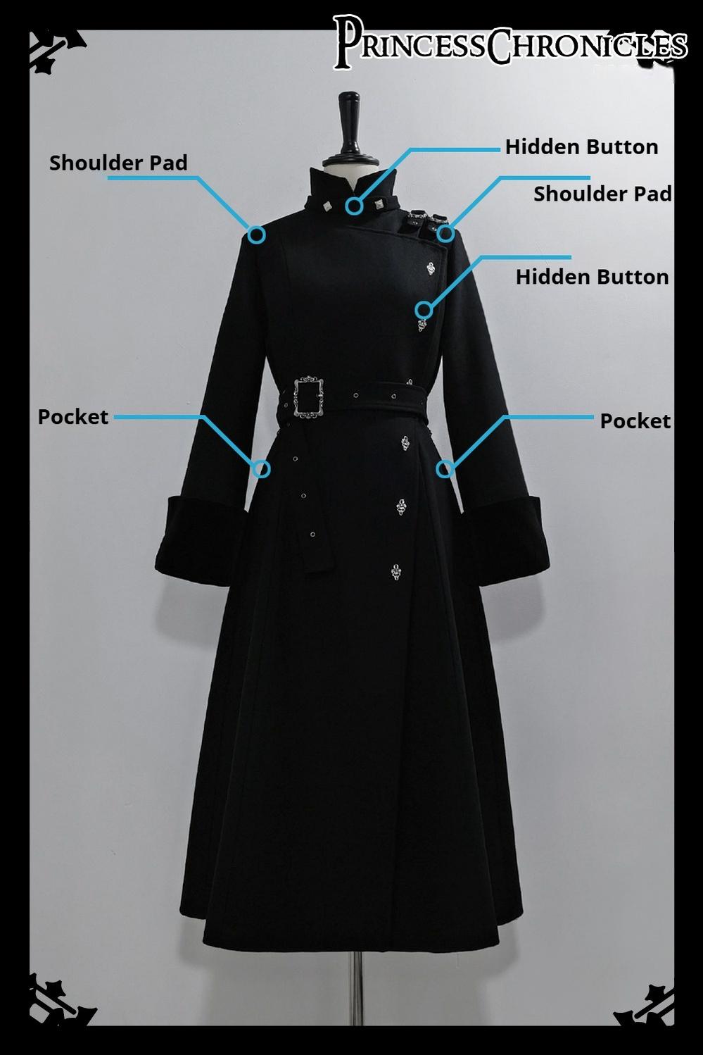 Princess Chronicles - Breakwave - Ouji Lolita Overcoat Retro Single-Breasted Handsome Coat