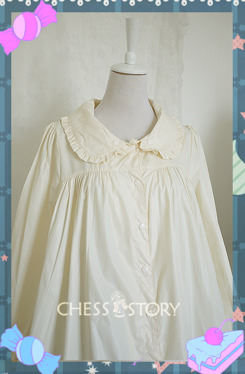 Chess Story - Sweet Rainbow - Elegant Lolita Raincoat Loose Windbreaker
