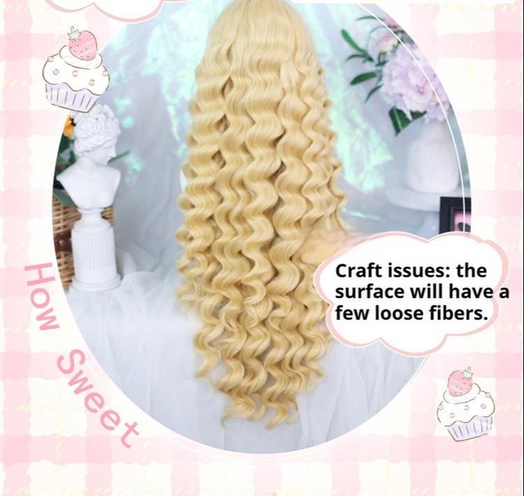 Dalao Home - Fluffy Cloud - Sweet Lolita Long Curly Wigs, Roman Curls