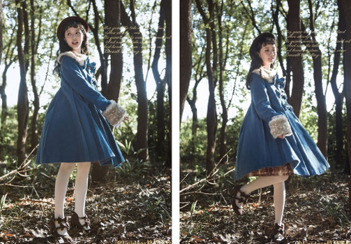 Unideer - Casual Lolita Winter Wool Down Coat Multicolors