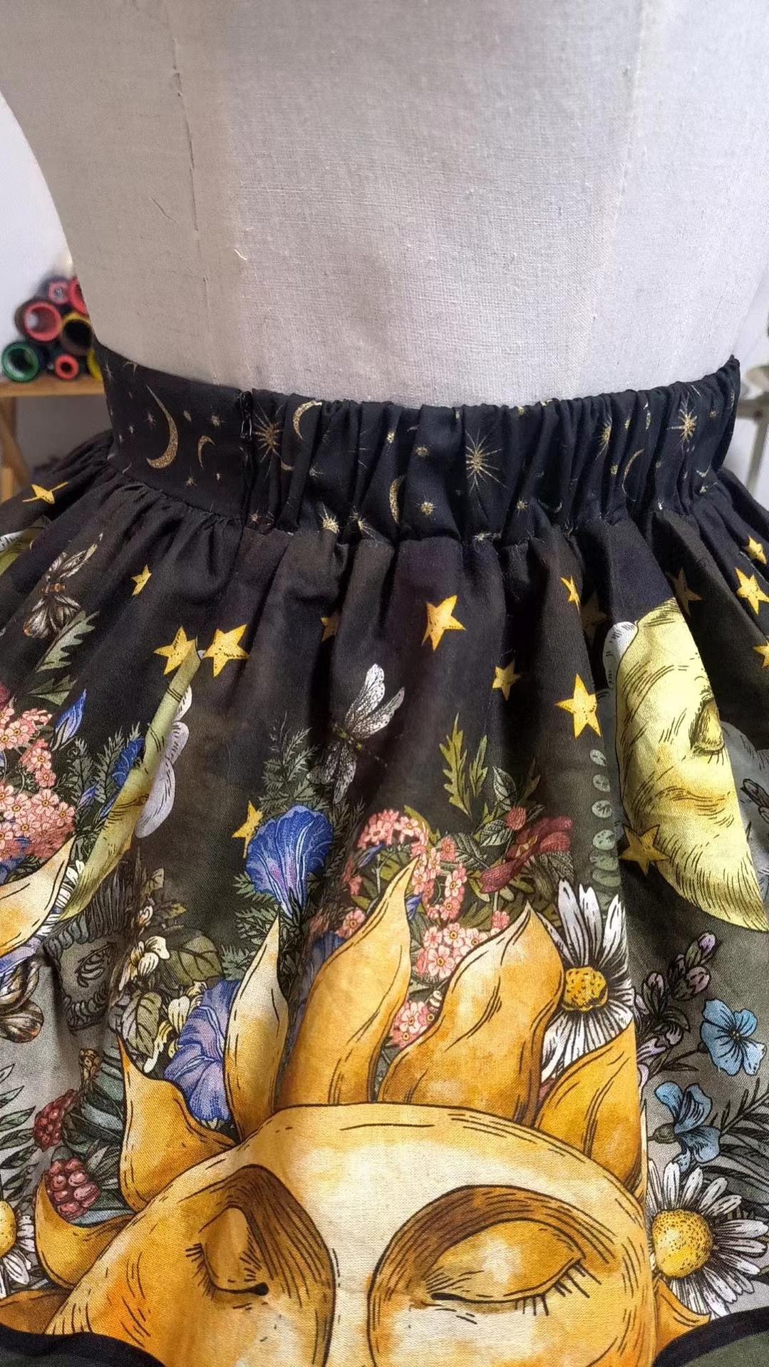 Little Bird - Daily Lolita SK Dress Lolita skirt high Waist SK