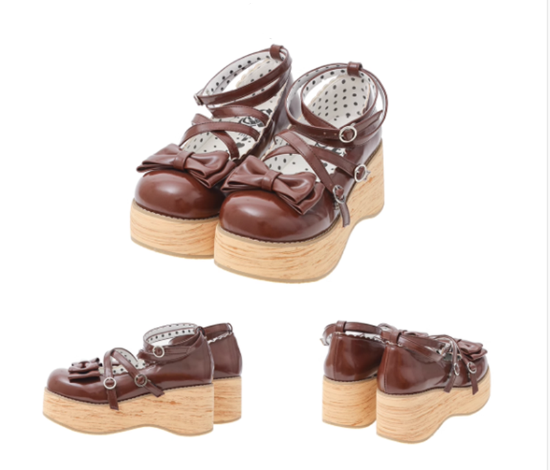 MODO - Sweet Lolita Round-Toe Platform Shoes