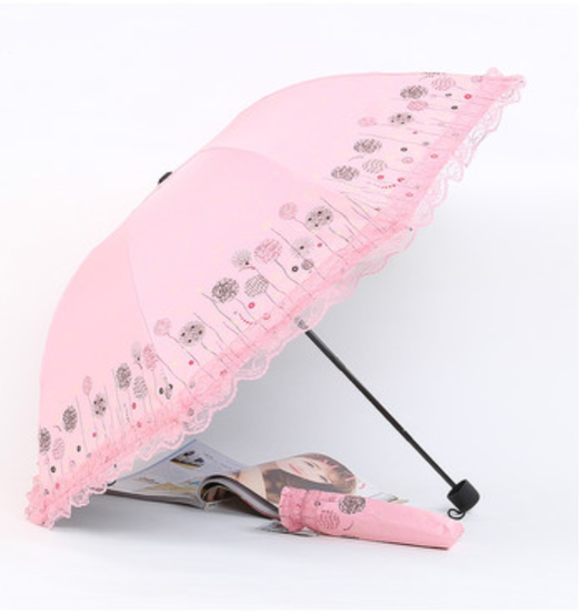 Qiteng - Daily Lolita Lace Princess Sunshade Parasol