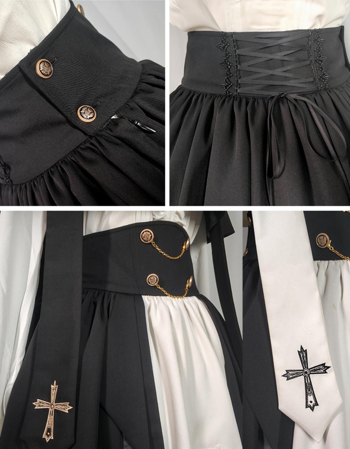 CastleToo - Holy Academy - Gothic Lolita Prince Skirt Set