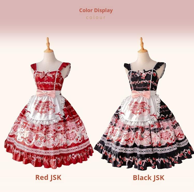 OCELOT - Sweet Lolita Lolita JSK and SK Rabbit Strawberry Dress