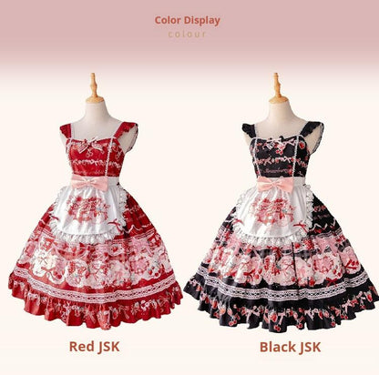 OCELOT - Sweet Lolita Lolita JSK and SK Rabbit Strawberry Dress