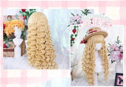 Dalao Home - Fluffy Cloud - Sweet Lolita Long Curly Wigs, Roman Curls