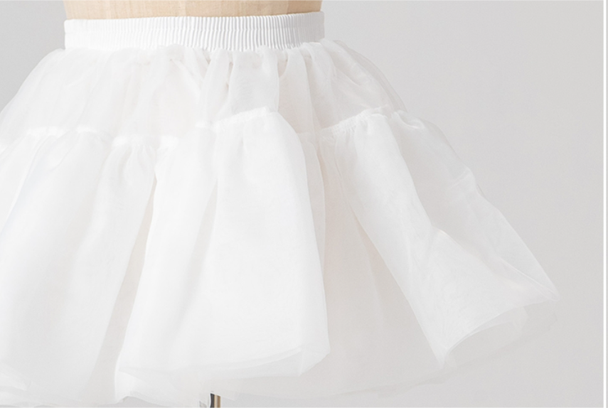 Manyiluo - Daily Puffy - Lolita Hoopless Petticoat | 13.8 (35 cm) Length"