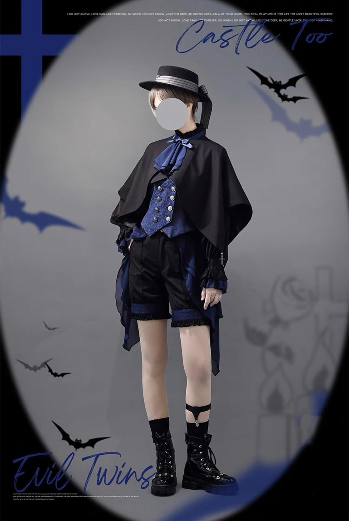 CastleToo - Evil Twins - Ouji Lolita Vest Set