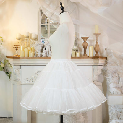 Noloria by 42Lolita -Upgraded 17.7 (45 cm) Organza Lolita Puffy Petticoat"