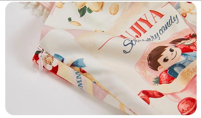Summer Fairy - IP Collab Kawaii Lolita JSK Shirt Candy Box Hat