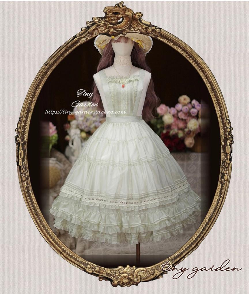 Tiny Garden - Swallowtail Butterfly - Elegant Lolita Salopette Multicolors