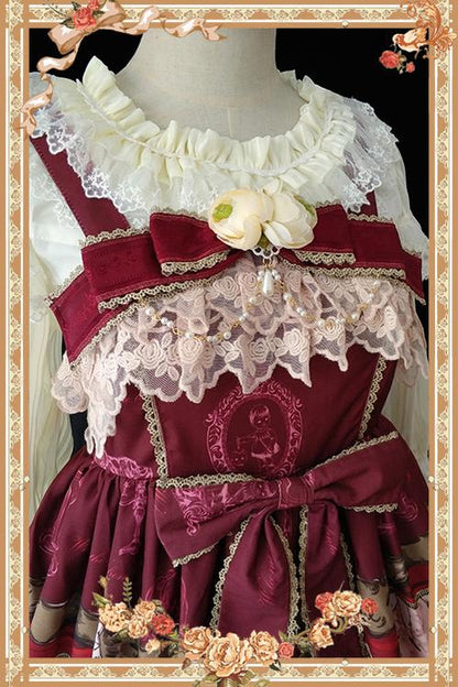 Infanta - Doll House - Sweet Lolita Accessory Bow Rose Brooch