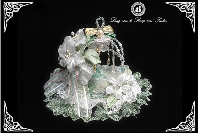 Long and Pointed Ears - Lily Overture - Wedding Lolita Dress Set Bridal Dress