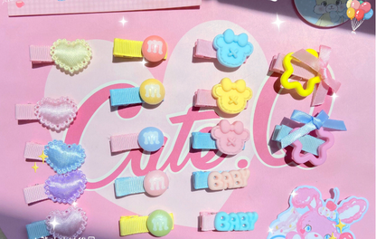 Bear Doll - Original Homemade Bared Sweet Lolita Hair Clips