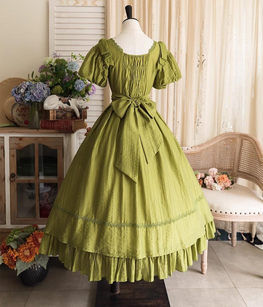 Forest Wardrobe - Forest Gallery - Country Lolita OP Dress Elegant Tencel Dress