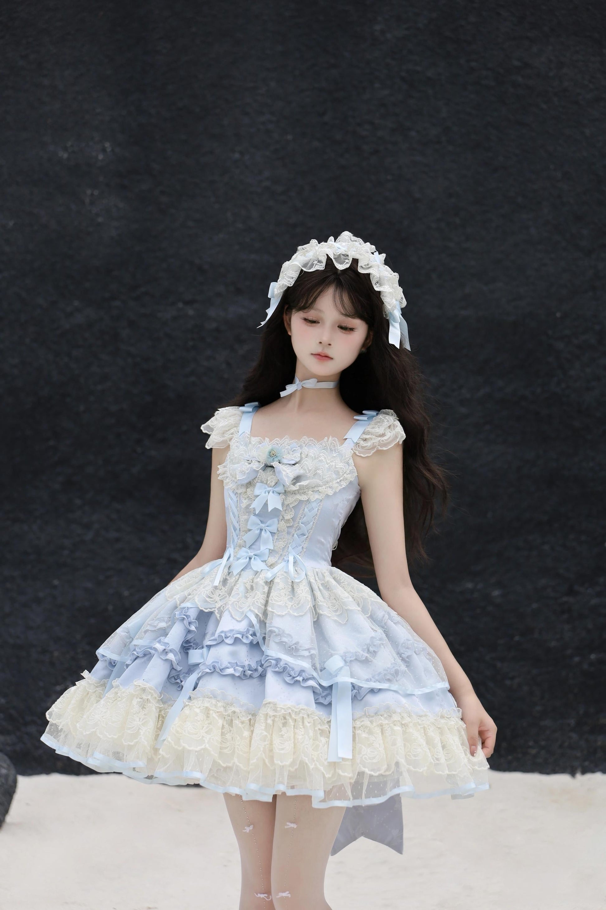 Sugar Girl - Dream Whisper Butterfly - Ballet-Inspired Sweet Lolita JSK Dress