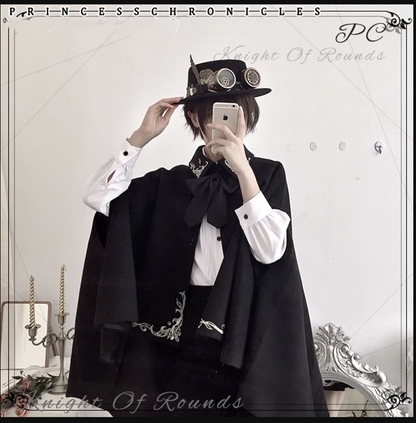 Princess Chronicles - Medieval Ouji Lolita Embroidered Cape