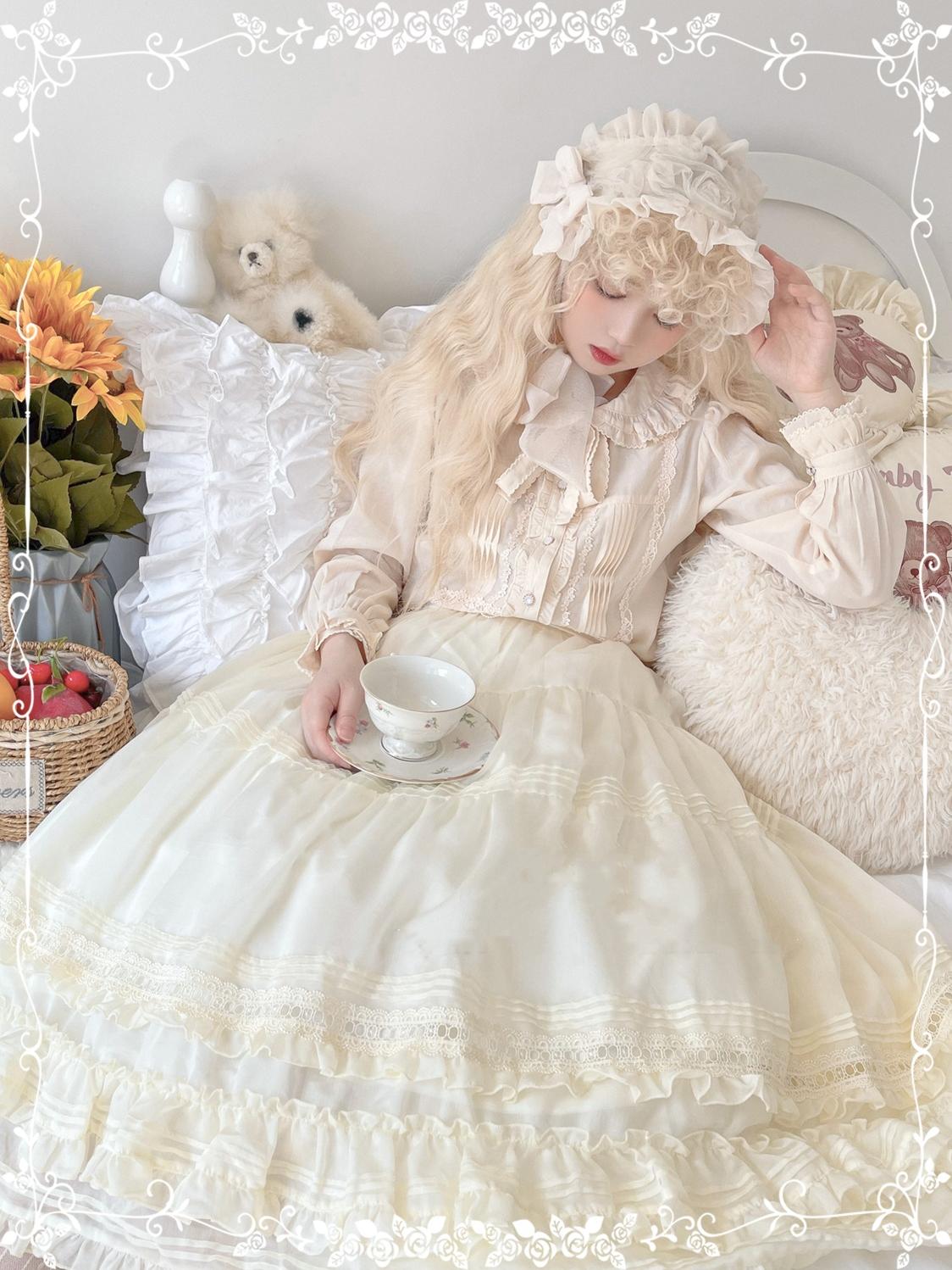 Tiny Garden - Swallowtail Butterfly - Elegant Lolita Salopette Multicolors