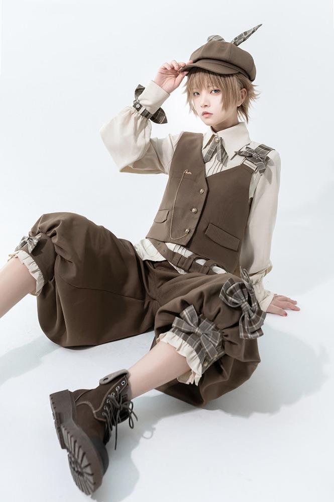 Princess Chronicles - Secret Morning Post - Coffee Retro Ouji Fshion Vest Set