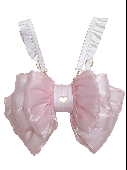 Boguta - Satin Butterfly Bow Bag Versatile Elegance Lolita Bag