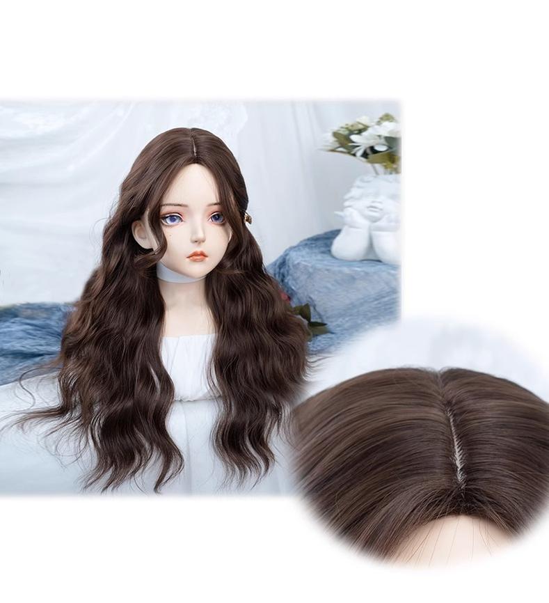 Alicegarden - Daily Lolita Wig Brown Wig With Long Wavy