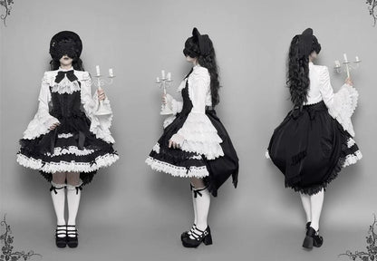 LeMiroir - Saint - Gothic Lolita Bolero Skirt Mermaid Dress Corset
