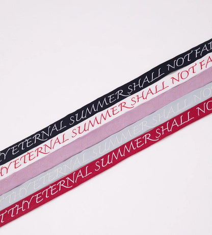 ZJstory - Sonnet Summer - Sweet Lolita Accessory Set Bow KC Hairband Waist Tie